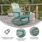 Flash Furniture Sea Foam Poly Resin Adirondack Rocking Chair JJ-C14709-SFM-GG - alternate 7